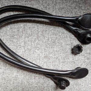 Obag/O bag Long leather handle black